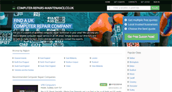 Desktop Screenshot of computer-repairs-maintenance.co.uk